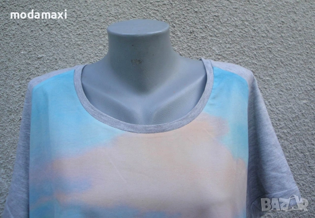 4XL  Туника  Ms Mode с макове  , снимка 2 - Туники - 55288906