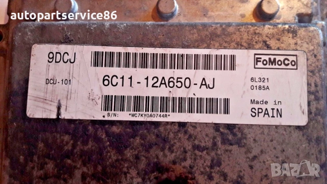 Модул за управление на двигателя (ECU) за Ford Transit Mk7 (2006–2011) 6C11-12A650-AJ, снимка 2 - Части - 55091585