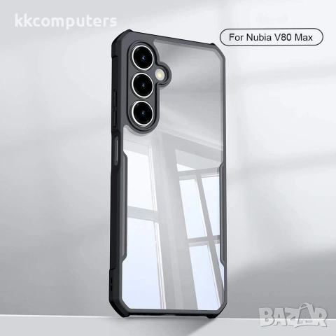 XUNDD за ZTE Blade V80 Max / nubia V80 Max Удароустойчив TPU Акрилен Калъф със Скрийн Протектор – Че, снимка 3 - Калъфи, кейсове - 55151861