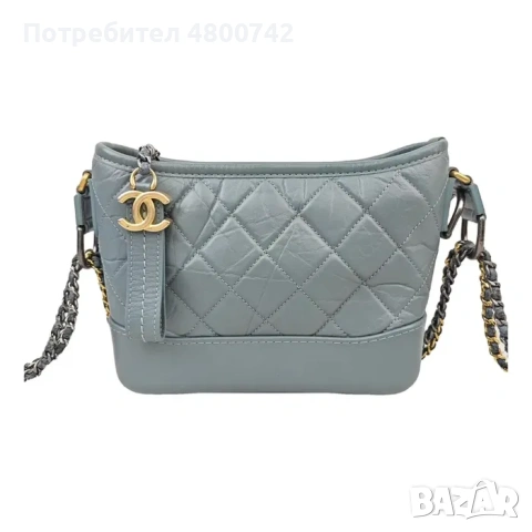 Chanel чанта Gabrielle v светло син цвят