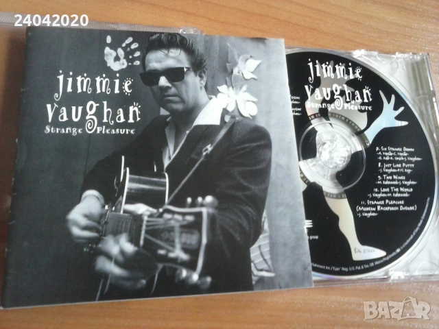Jimmie Vaughan – Strange Pleasure оригинален US диск