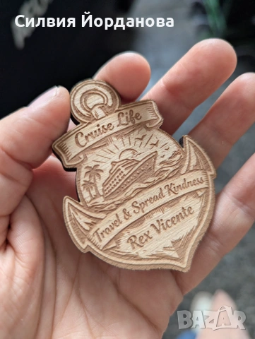 Рекламен магнит за бизнеса. Гравиран QR код от другата страна, снимка 4 - Декорация за дома - 54014823