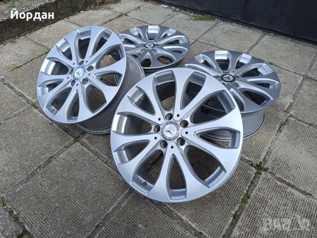 ОРИГИНАЛНИ джанти 18 ' цола 5x112 МЕРЦЕДЕС / MERCEDES E Klasse W213 8J ET43 + датчици