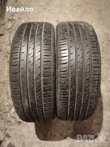 Продавам 2 броя летни гуми 205.55.16 на 1 сезон дот 2022 KUMHO 