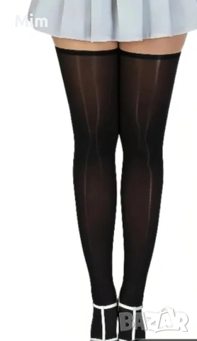  Резервирани L/2XL Черни и червени чорапи ликра , снимка 2 - Бельо - 54142253