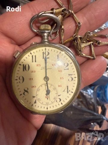 рядък стар жепейски джобен часовник longines