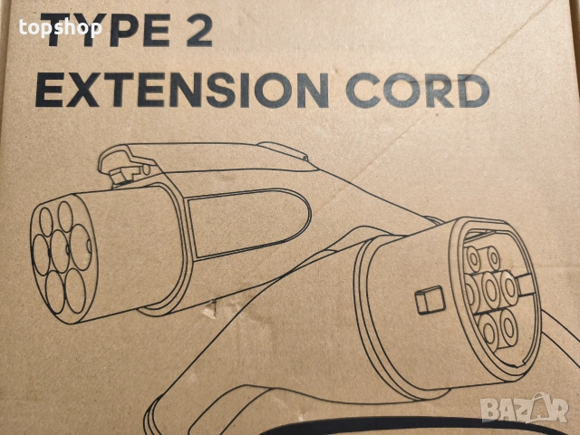 Чисто нов Трифазен Удължител за Зареждане на Електромобили EVPEIWE Type 2 (22kW, 32A, 8 метра)  , снимка 16 - Аксесоари и консумативи - 55246579