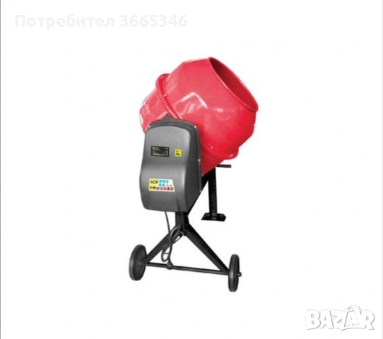 Бетонобъркачка  CM-200M MTX 200л 800W, снимка 2 - Други инструменти - 55078728