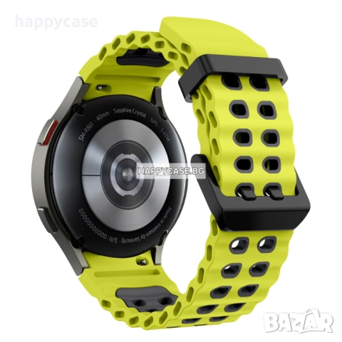 Samsung Galaxy Watch 7 6 5 4 3 / Pro / Classic / FE / MARINE Силиконова каишка, снимка 10 - Каишки за часовници - 54358866
