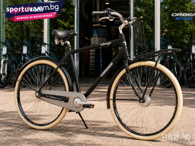 НОВ Градски Велосипед Chrisson Vintiago Gent 28 Black - БЕЗПЛАТНА ДОСТАВКА
