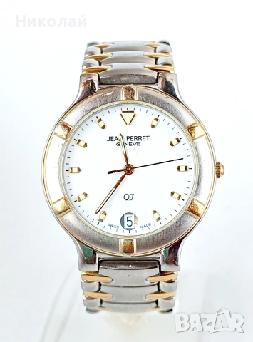 JEAN PERRET QJ GENEVE 3826 - швейцарски мъжки кварцов часовник 