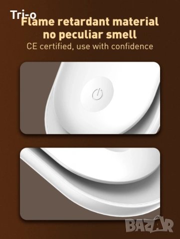 LDNIO Умна нощна лампа с EU щепсел за контакт, LED енергоспестяваща, за спалня, детска лампа за сън, снимка 10 - Други - 54010245