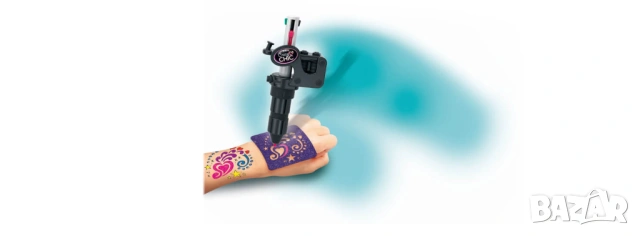 Комплект за татуировки CLEMENTONI - 18602 - Crazy Chic Tattoo studi, снимка 4 - Рисуване и оцветяване - 54939553