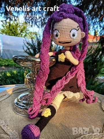 Плетена кукла Лили персонаж от игра / Lily Lovebraids Poppy Playtime , снимка 5 - Кукли - 54756386