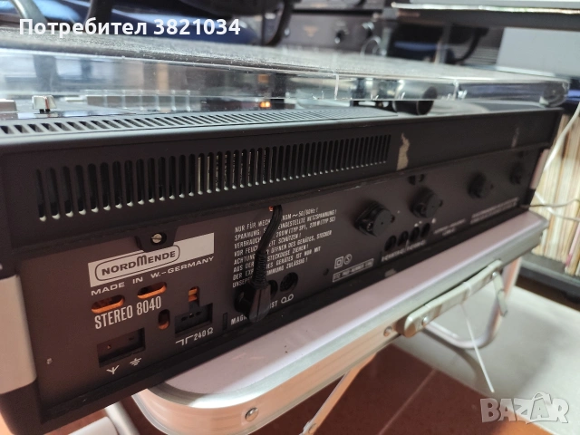 Nordmende 8040 SP+Dual 1226 direkt drive HI FI, снимка 8 - Ресийвъри, усилватели, смесителни пултове - 54584806