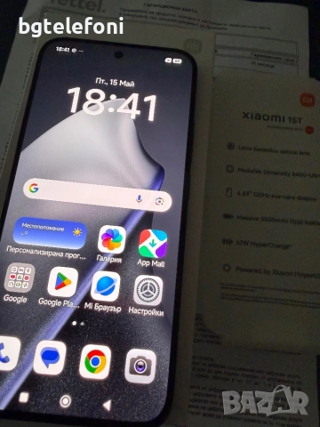 Xiaomi 15T 12/512 неразличим от нов,комплект с гаранция, снимка 9 - Xiaomi - 54572231