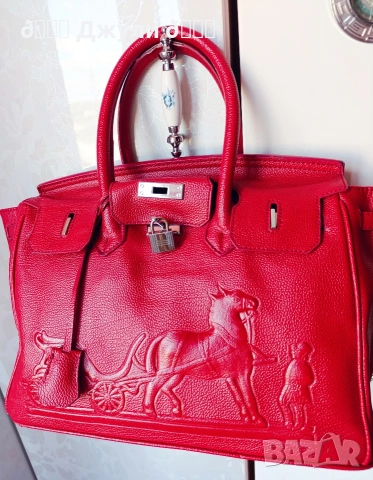 Дамска чанта Hermes Birkin Оригинал, снимка 3 - Чанти - 54292841
