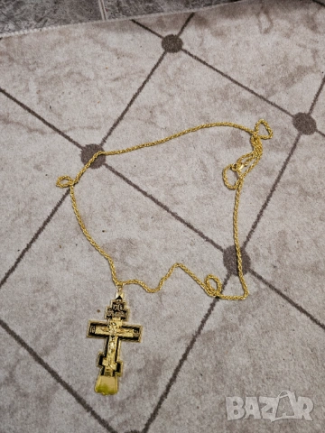 Златист православен нагръден кръст  ортодоксален нагръден кръст свещеннически кръст за богослужения, снимка 7 - Антикварни и старинни предмети - 54206531