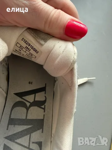 Сникърси ZARA / Зара 39 номер, снимка 5 - Дамски ежедневни обувки - 55390689