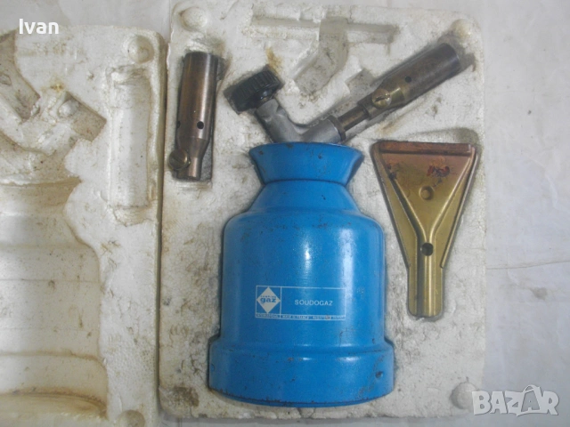 ФРЕНСКА ГАЗОВА ГОРЕЛКА КЪМПИНГ ГАЗ МУЛТИФУНКЦИОНАЛНА С ТРИ ПРИСТАВКИ CAMPING GAZ INTERNATIONAL , снимка 5 - Други инструменти - 54496348