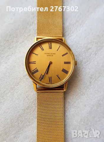 Rare Vintage Favre-Laube Men's Wrist watch-Swiss Made 17 Jewel Hand wind, снимка 2 - Луксозни - 55624003