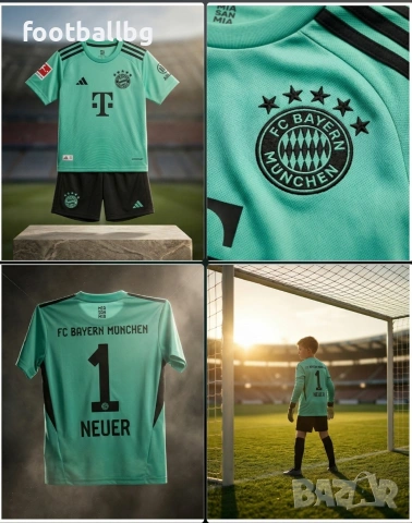 NEUER 1 ❤⚽️ вратарски детско юношески футболни екипи , снимка 3 - Футбол - 37671778