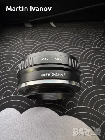 Адаптер за обектив M42 - NEX (SONY E/FE), снимка 2 - Чанти, стативи, аксесоари - 55365536