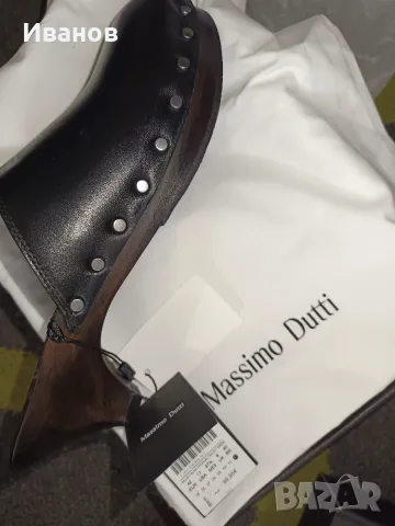 Сабо с дървена подметка- Massimo Dutti