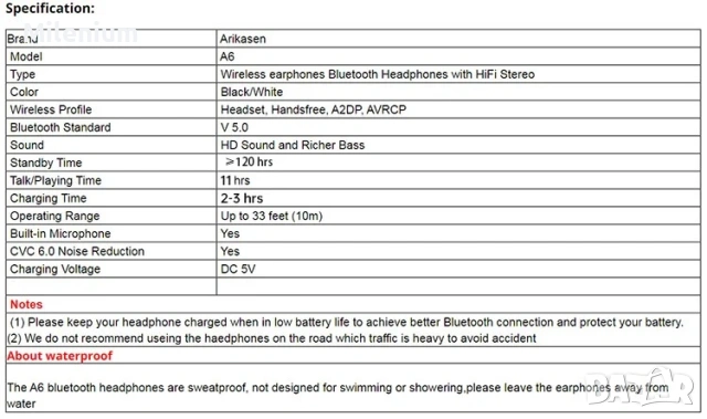 Хендсфри Bluetooth 5.0 слушалки, снимка 12 - Bluetooth слушалки - 54909677