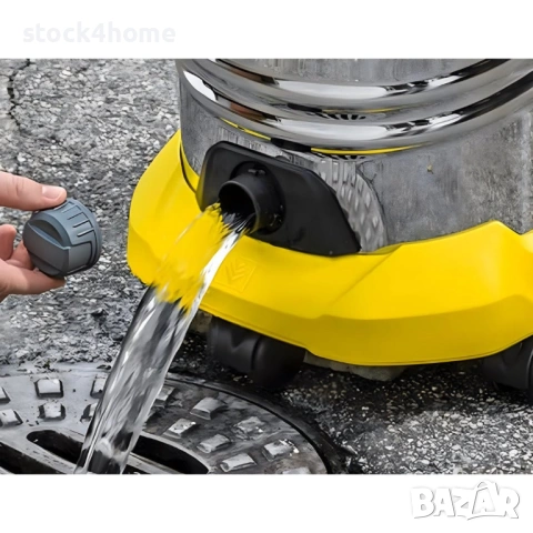 Прахосмукачка за сухо и мокро почистване Stark’s IVC30, 3 в 1, 1500W, 30 L, Колела въртящи се на 360, снимка 3 - Прахосмукачки - 54012161