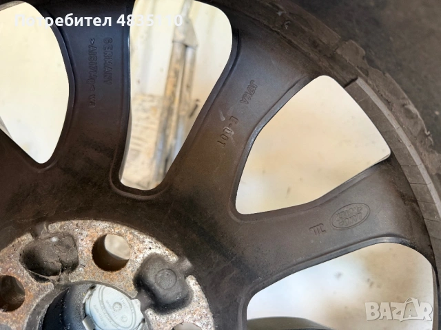 Зимни гуми BRIDGESTONE 255/55/20 с оригинални джанти за Range Rover , снимка 7 - Гуми и джанти - 54639996