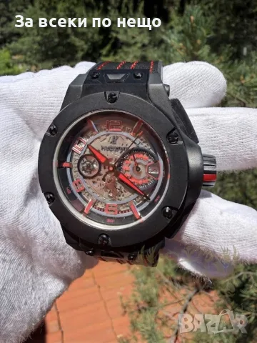 Hublot Big Bang Unico Ferrari Мъжки Часовник С Автоматичен Хронограф Код Chronolux38, снимка 2 - Мъжки - 55639038
