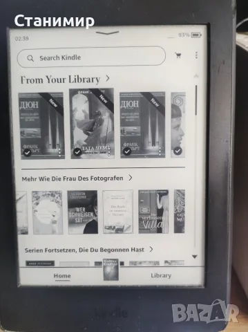Електронен четец Amazon Kindle Paperwhite 3 (7th Gen) с над 800 книги, снимка 7 - Електронни четци - 55699433
