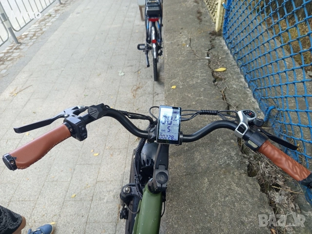 нов 20 цола електрически алуминиев велосипед фетбайк с 9 скорости усилени капли амортисьори , снимка 13 - Велосипеди - 54929803