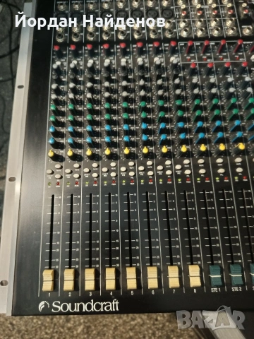 SAYNDCRAFT MIXER SPIRIT M 8 за ВРАЖДАНЕ ВАВ КЕИС РАБОТЕЩТ ОРЕГИНАЛНИ. СЪСТОЯНИЕ , снимка 3 - Ресийвъри, усилватели, смесителни пултове - 54052669