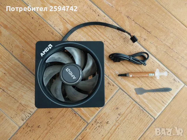 AMD Wraith Prism охладител с RGB кабел + Thermalright TF4 паста