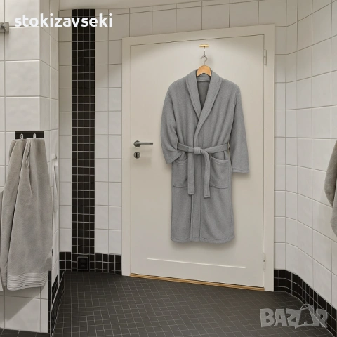 Дамски хотелски халат, класически, удобен, топъл, с връзки, мек, снимка 4 - Други - 54125983