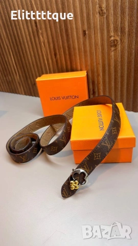 колани от естествена кожа в кутия Louis Vuitton , снимка 3 - Колани - 54892667