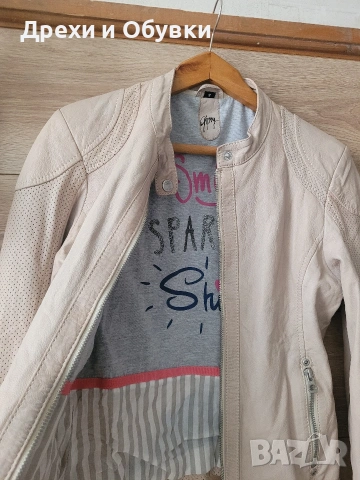 Бежово яке естествена кожа Gipsy , снимка 14 - Якета - 54095697