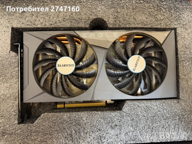 Видео Карта / GPU Nvidia Gigabyte Rtx 3060ti Eagle, снимка 2 - Видеокарти - 55269778