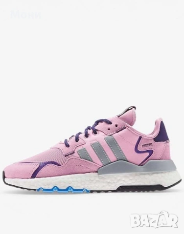 ADIDAS Originals Nite Jogger Shoes Pink  Дамските маратонки Adidas в розово съчетават стил и комфорт