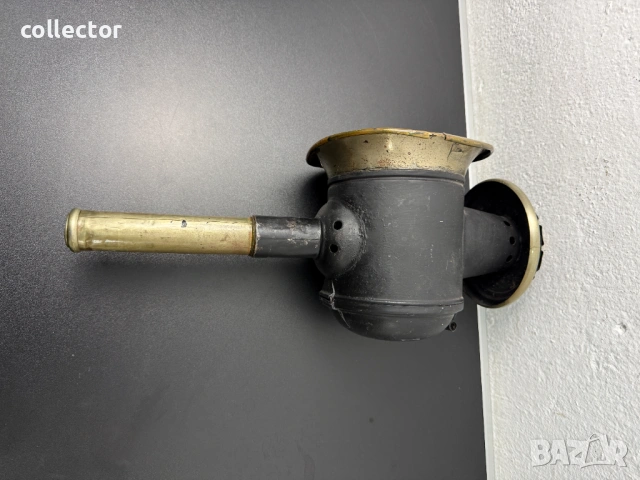 Файтонджийски месингов фенер. №8118, снимка 4 - Антикварни и старинни предмети - 54289873