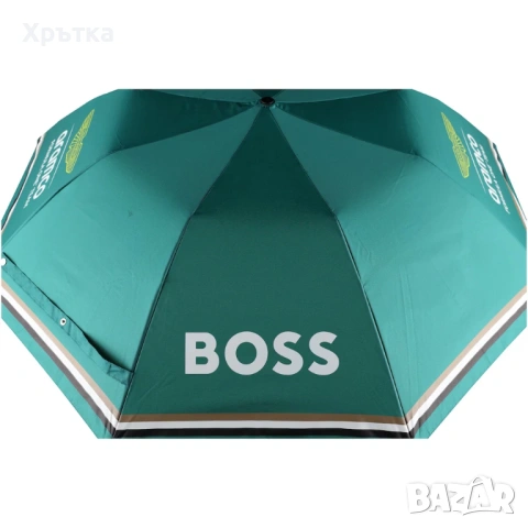 Aston Martin x Hugo Boss F1 Team Compact Umbrella, снимка 3 - Други - 54634079
