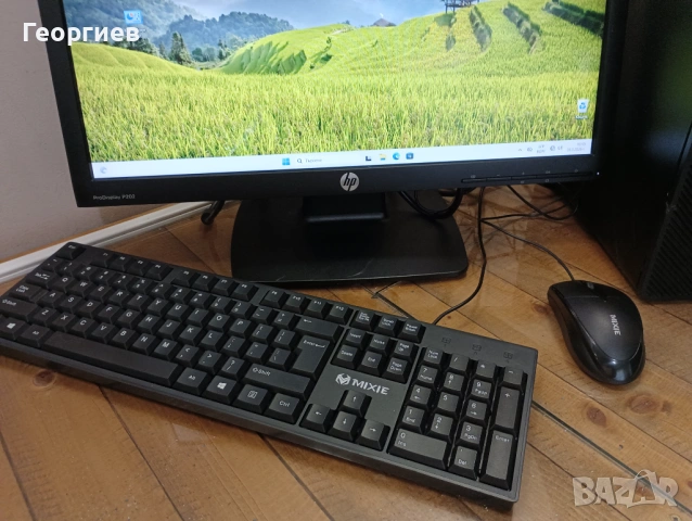 Kомпютър HP 290 G2 I3-8100  + монитор , клавиатура и мишка, снимка 4 - Работни компютри - 54797150