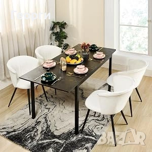 Комплект от 4 скандинавски трапезни стола MEUBLE COSY, снимка 2 - Столове - 55204148