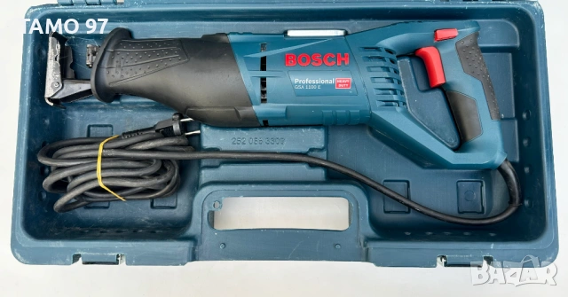 BOSCH GSA 1100 E - Електрически саблен трион 1100W като нов!, снимка 2 - Триони и циркуляри - 54417227