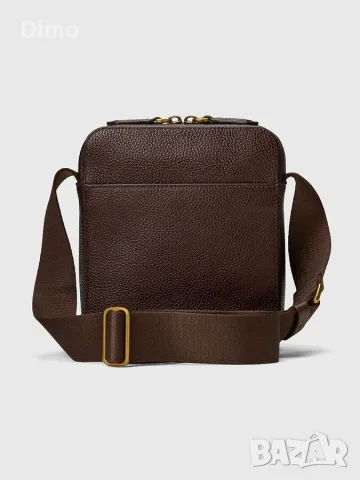 Кожена кросбоди чанта с лого POLO RALPH LAUREN, снимка 4 - Чанти - 55679914