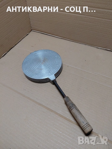 Соц Стар Гофретник За Печене На Тестени Сладки. НОМЕР 1722., снимка 4 - Антикварни и старинни предмети - 54169109