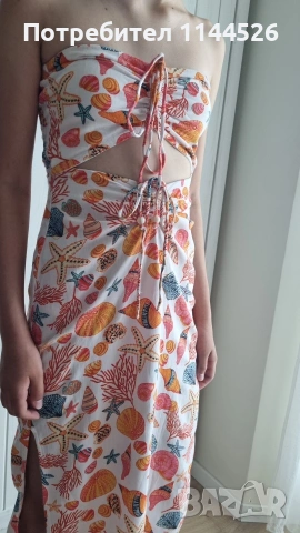 Плажна рокля Bershka, XS, снимка 6 - Рокли - 54900552