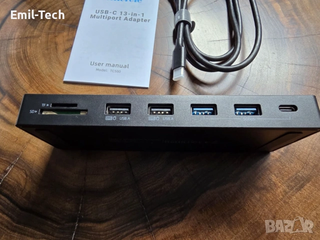 Нова, неотваряна Lemorele 13-в-1 USB-C Docking Station, снимка 7 - Други - 53965838